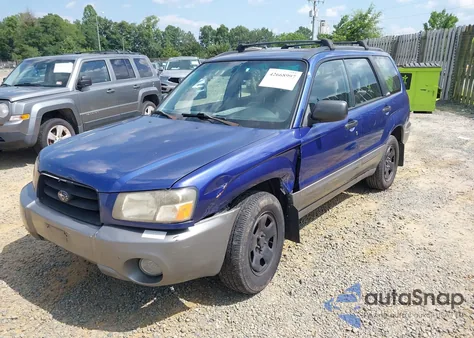 2004 Subaru Forester 2.5Xs из США, поврежденный, VIN JF1SG65614G718745